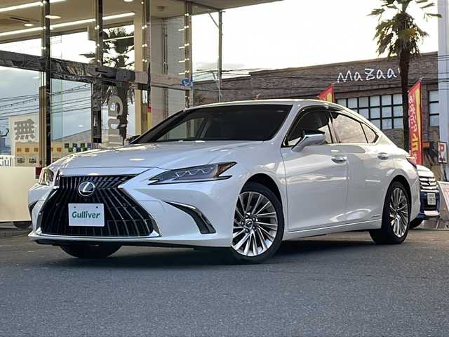 レクサス ＥＳ 300h バージョンL 福島県 2020(令2)年 1.9万km ソニッククォーツ 登録時走行距離　18954キロ/ワンオーナー/サンルーフ/黒革シート/360度カメラ/メーカーナビ/フルセグTV/エアコンシート/レクサスセーフティー/パワーシート/ビルトインETC/パワーバックドア/ビルトインETC/クリアランスソナー/ドライブレコーダー