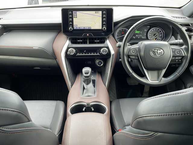 トヨタ ハリアー G 徳島県 2021(令3)年 5.1万km ホワイトパールクリスタルシャイン 純正ナビ/（ラジオ/フルセグ/BT/USB/AUX）/バックカメラ/ビルトインETC/追従式クルーズコントロール/ブラインドスポットモニター/デジタルインナーミラー/オートブレーキホールド/電動リアゲート/合皮シート/D席パワーシート/前後コーナーセンサー/LEDヘッドライト/純正フロアマット