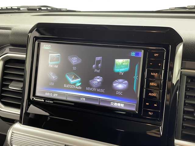 スズキ クロスビー HYBRID MZ 愛知県 2021(令3)年 3.2万km タフカーキパールメタリック/ブラック2トーン  ワンオーナー/ 純正メーカーオプションナビ　/ CD DVD フルセグTV Bluetooth USB SD FM AM/ アダプティブクルーズコントロール / スズキセーフティサポート/ デュアルカメラブレーキサポート/ 前方後方誤発進抑制/ 車線逸脱警報 / 標識認識機能 / 先行車発進お知らせ / ヒルホールドアシスト/ リアパーキングセンサー/ パドルシフト/ ＬＥＤオートヘッドライト/ オートハイビームシステム / 純正フォグランプ / ハーフレザーシート/ シートヒーター/ ビルトインETC/ 前後ドライブレコーダー/ 純正フロアマット / シートバックテーブル/ ISOFIX/ 保証書/ 取扱説明書/ スマートキー/ スペアキー