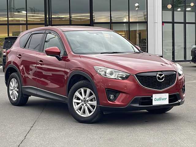 マツダ ＣＸ－５ 20S 青森県 2012(平24)年 6.6万km ジールレッドマイカ ・4WD/・社外ナビ/・フルセグ/・Bluetooth/・ETC/・プッシュスタート/・スマートキー/・アイドリングストップ/・横滑り防止/・純正エンジンスターター/・純正17AW/・スペアキー/・保証書・取説あり