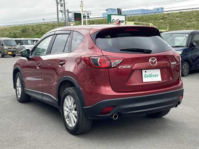 マツダ ＣＸ－５ 20S 青森県 2012(平24)年 6.6万km ジールレッドマイカ ・4WD/・社外ナビ/・フルセグ/・Bluetooth/・ETC/・プッシュスタート/・スマートキー/・アイドリングストップ/・横滑り防止/・純正エンジンスターター/・純正17AW/・スペアキー/・保証書・取説あり
