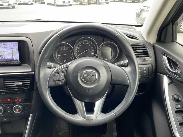 マツダ ＣＸ－５ 20S 青森県 2012(平24)年 6.6万km ジールレッドマイカ ・4WD/・社外ナビ/・フルセグ/・Bluetooth/・ETC/・プッシュスタート/・スマートキー/・アイドリングストップ/・横滑り防止/・純正エンジンスターター/・純正17AW/・スペアキー/・保証書・取説あり