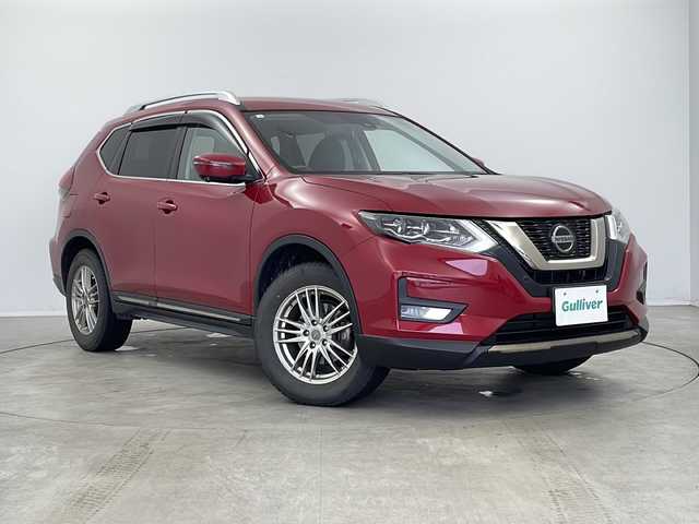 日産 エクストレイル 20Xi レザーED Vセレクション 新潟県 2020(令2)年 6.3万km ガーネットレッド 純正ナビ MJ320D-W/(AM/FM/CD/DVD/TV/BT)/全方位モニター/衝突軽減ブレーキ/レーンキープアシスト/レーダークルーズコントロール/電動Pブレーキ/コーナーセンサー/プッシュスタート/オートライト/シートヒーター/パワーシート/電動リアゲート/ETC/デジタルインナーミラー/ドライブレコーダー/スマートキー/純正フロアマット/アイドリングストップ