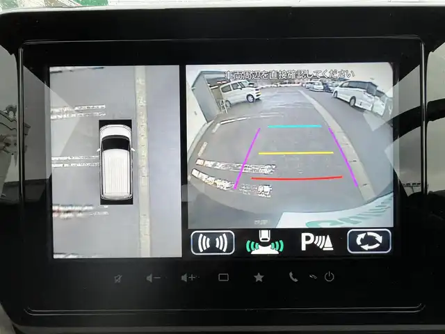 スズキ ソリオ HV MZ 岩手県 2023(令5)年 3.4万km スーパーブラックパール 純正メモリーナビ/AM/FM/CD/DVD/Bluetooth/フルセグTV/全方位カメラ/ドライブレコーダー/レーダークルーズコントロール/衝突被害軽減ブレーキ/レーンキープアシスト/横滑り防止装置/アイドリングストップ/シートヒーター/オートライト/LEDヘッドライト/スマートキー/プッシュスタート/電動格納ミラー/社外14インチAW/純正AWノーマルタイヤ車載/純正フロアマット/純正ドアバイザー