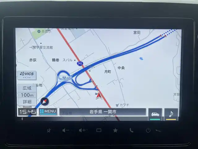 スズキ ソリオ HV MZ 岩手県 2023(令5)年 3.4万km スーパーブラックパール 純正メモリーナビ/AM/FM/CD/DVD/Bluetooth/フルセグTV/全方位カメラ/ドライブレコーダー/レーダークルーズコントロール/衝突被害軽減ブレーキ/レーンキープアシスト/横滑り防止装置/アイドリングストップ/シートヒーター/オートライト/LEDヘッドライト/スマートキー/プッシュスタート/電動格納ミラー/社外14インチAW/純正AWノーマルタイヤ車載/純正フロアマット/純正ドアバイザー