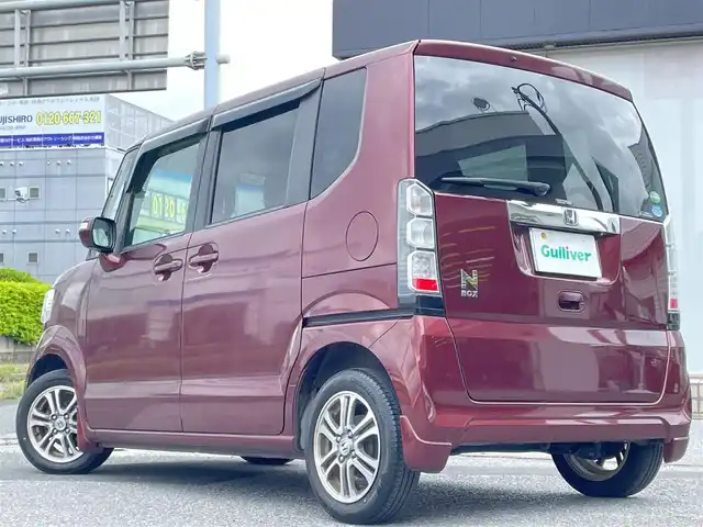 ホンダ Ｎ ＢＯＸ G SSパッケージ 千葉県 2014(平26)年 11.6万km プレミアムディープロッソパール シティブレーキアクティブシステム/両側パワースライドドア/純正メモリナビ【VXM-155VFi】/・フルセグTV/BT/DVD/ラジオ/バックカメラ/ETC/純正フロアマット/取扱説明書/保証書
