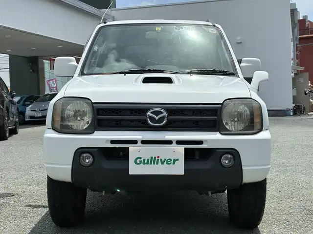 マツダ ＡＺ オフロード XC 熊本県 2010(平22)年 12万km スペリアホワイト 4WD/IC付ターボ/ルーフレール/社外メモリナビ(NVA-MS3109)/【ワンセグTV/CD】/社外16インチアルミホイール/ETC/純正フロアマット/ベンチシート/パワーステアリング/ダブルエアバッグ/パワーウインドウ/ABS/取扱説明書/保証書