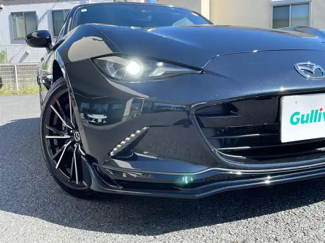 マツダ ロードスター ＲＦ VS 神奈川県 2024(令6)年 1.5万km ジェットブラックマイカ ワンオーナー/6MT/ベージュ革シート/BOSEスピーカー/AutoExeリヤスポイラー/純正エアロ(F/S)/純正17インチAW/LEDライト/LEDデイライト/純正SDナビ・地デジTV/純正USB/BT再生/ETC/シートヒーター/レーダークルーズコントロール/衝突軽減ブレーキ/LKA/BSM/標識検知/コーナーセンサー/オートハイビーム/i-stop/プッシュスタート/スマートキー×2/R6/7年ディーラー整備記録/保証書・取説あり