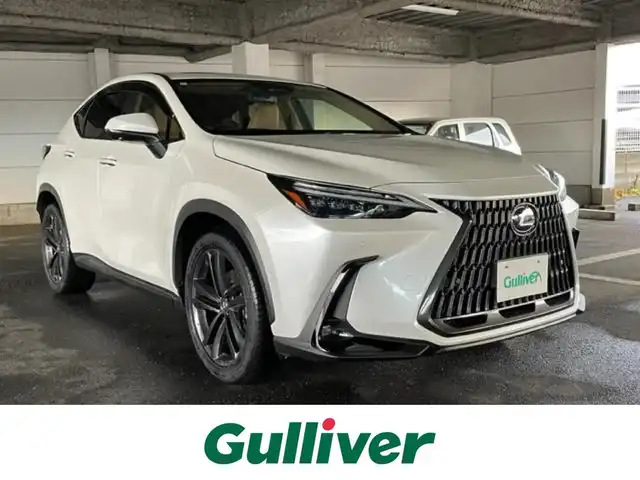 レクサス ＮＸ 350h バージョンL 茨城県 2023(令5)年 2万km ソニッククォーツ 純正ナビ　/-BT/AM/FM/TV/SD/レーダークルーズコントロール　/全方位カメラ　/ＥＴＣ2.0　/パーキングアシスト　/デジタルインナーミラー　/サンルーフ/レザーシート　/D席N席シートヒーター　/D席N席シートエアコン　/D席N席パワーシート　/ＬＥＤライト　/コーナーセンサー前後/アイドリングストップ/オートライト/オートマチックハイビーム/レーンキープアシスト/電動リアゲート