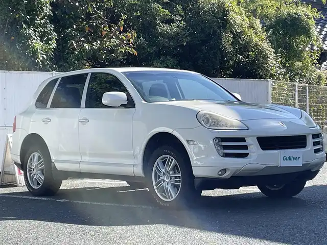 ポルシェ カイエン S 茨城県 2009(平21)年 8.9万km パール フリップダウンDVDのみ/パドルシフト/HDDナビ/ワンセグテレビ/ETC/ワンセグテレビ/ＥＴＣ/４ＷＤ/純正ホイール/パワーシート/レザーシート