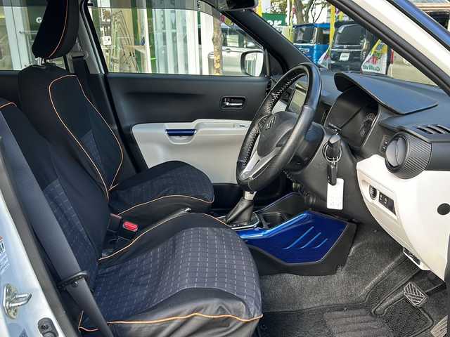 スズキ イグニス ハイブリッド MX 鳥取県 2021(令3)年 5.4万km ピュアホワイトP デュアルカメラブレーキサポート/KENWOODナビ【KXM-E505W】/・フルセグ/CD/DVD/Bluetooth/バックカメラ/スマートキー/プッシュスタート/ビルトインETC/前席シートヒーター/純正16AW/ABS/横滑り防止装置/レーンキープアシスト/オートライト/W&サイドエアバック/カーテンエアバック