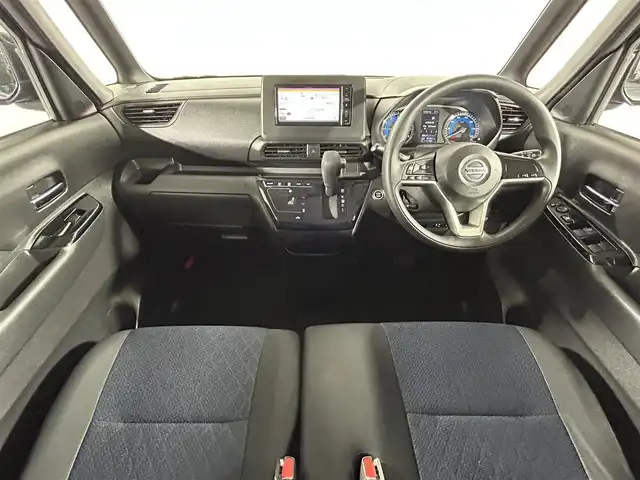 日産 ルークス ハイウェイスター X 佐賀県 2020(令2)年 8.1万km アトランティックブルー 社外ナビ　/アラウンドビューカメラ　/両側パワースライドドア　/衝突被害軽減装置　/レーンキープアシスト　/前後ドライブレコーダー　/フルセグテレビ　/サーキュレーター　/サンシェード　/ＢＴ接続　/純正アルミホイール/ETC/ヘッドライトレベライザー