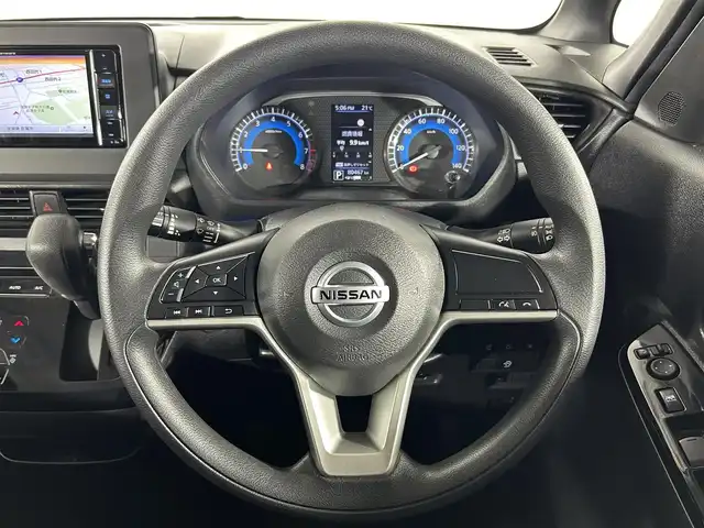 日産 ルークス ハイウェイスター X 佐賀県 2020(令2)年 8.1万km アトランティックブルー 社外ナビ　/アラウンドビューカメラ　/両側パワースライドドア　/衝突被害軽減装置　/レーンキープアシスト　/前後ドライブレコーダー　/フルセグテレビ　/サーキュレーター　/サンシェード　/ＢＴ接続　/純正アルミホイール/ETC/ヘッドライトレベライザー