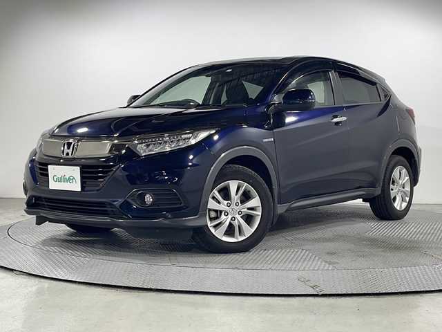 ホンダ ヴェゼル ハイブリッド X ホンダセンシング 広島県 2020(令2)年 2万km ミッドナイトブルービームM 禁煙車/純正８型ナビ/バックカメラ/レーダークルーズコントロール/自動防眼ミラー/パドルシフト/ＥＴＣ/ドラレコ/衝突被害軽減/レーンキープアシスト/ＬＥＤヘッドライト/ホールド機能付電動パーキングブレーキ/エアバッグ(運転席/助手席/サイド/カーテン)/純正16インチアルミホイール(215/60/R16)