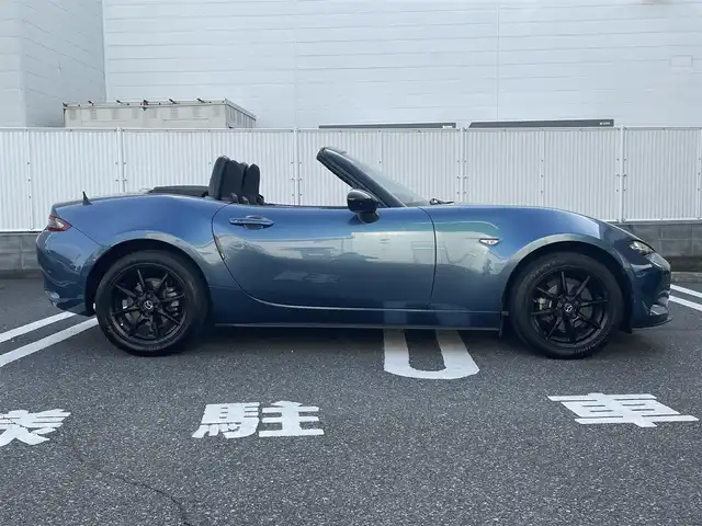 マツダ ロードスター S スペシャルパッケージ 群馬県 2019(平31)年 7.9万km クリスタルブルー オープンカー/ドライブレコーダー/ETC/純正ナビ（FM/AM・フルセグ・BT）/シートヒーター/DVD再生/スマートキー/プッシュスタート/前後コーナーセンサー/バックカメラ/LEDヘットライト