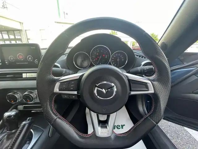 マツダ ロードスター S スペシャルパッケージ 群馬県 2019(平31)年 7.9万km クリスタルブルー オープンカー/ドライブレコーダー/ETC/純正ナビ（FM/AM・フルセグ・BT）/シートヒーター/DVD再生/スマートキー/プッシュスタート/前後コーナーセンサー/バックカメラ/LEDヘットライト