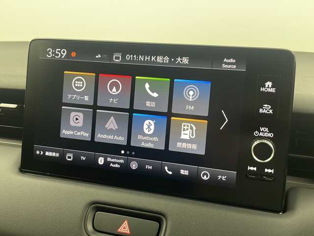 ホンダ ヴェゼル ハイブリッド e:HEV Z 大阪府 2025(令7)年 0.1千km クリスタルブラックパール 登録済未使用車/純正ナビ/BT　フルセグTV　AppleCarPlay/ETC2.0/バックカメラ/シートヒーター/電動リアゲート/純正アルミホイール/ブラインドスポットモニター/ワイヤレス充電器/クルーズコントロール/横滑り防止装置/レーンキープアシスト/衝突被害軽減システム