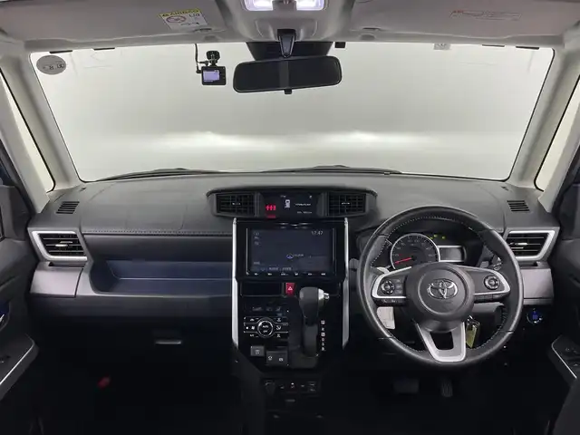 トヨタ ルーミー カスタムG 大分県 2021(令3)年 5.9万km ファインブルーマイカメタリック 純正9インチメモリナビ/(CD/DVD/BT/フルセグTV)/バックカメラ/両側パワースライドドア/スマートキー/プッシュスタート/ETC/電格ミラー/ウィンカーミラー/オートライト/フォグランプ/LEDヘッドライト/レーダークルーズコントロール/ステアリングスイッチ/革巻きステアリング/オートブレーキホールド/純正14インチアルミホイール/純正フロアマット