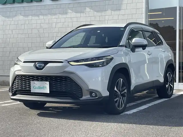 トヨタ カローラ クロス ハイブリッド Z 宮崎県 2022(令4)年 5万km プラチナホワイトパールマイカ 〇純正ディスプレイオーディオ/〇フルセグTV/○Bluetooth	/〇バックカメラ	/〇ETC	/〇ワンオーナー/〇プリクラッシュセーフティ	/〇レーントレーシングアシスト/〇レーダークルーズコントロール	/〇オートマチックハイビーム/〇ロードサインアシスト/〇パーキングサポートブレーキ/〇LEDヘッドランプ/〇LEDシーケンシャルターンランプ/〇LEDフロントフォグランプ/〇ルーフレール/〇リアスポイラー	/○オートマチックハイビーム	/〇オートライト				/〇純正18インチアルミ			/〇シートヒーター	/〇パワーシート/〇パワーバックドア	/〇左右独立温度調整オートエアコン	/〇スマートエントリー	/〇スタートシステム