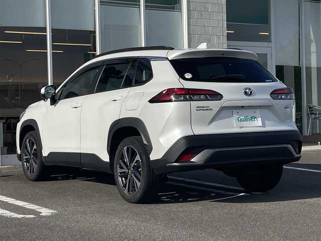 トヨタ カローラ クロス ハイブリッド Z 徳島県 2022(令4)年 5万km プラチナホワイトパールマイカ 〇純正ディスプレイオーディオ/〇フルセグTV/○Bluetooth	/〇バックカメラ	/〇ETC	/〇ワンオーナー/〇プリクラッシュセーフティ	/〇レーントレーシングアシスト/〇レーダークルーズコントロール	/〇オートマチックハイビーム/〇ロードサインアシスト/〇パーキングサポートブレーキ/〇LEDヘッドランプ/〇LEDシーケンシャルターンランプ/〇LEDフロントフォグランプ/〇ルーフレール/〇リアスポイラー	/○オートマチックハイビーム	/〇オートライト				/〇純正18インチアルミ			/〇シートヒーター	/〇パワーシート/〇パワーバックドア	/〇左右独立温度調整オートエアコン	/〇スマートエントリー	/〇スタートシステム