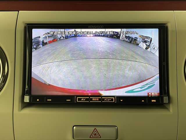 スズキ ラパン ショコラ X 栃木県 2015(平27)年 5万km フェニックスレッドパール SDナビ/　AM/FM/DVD/CD/BT/SD/USB/バックカメラ/アイドリングストップ/ETC/HIDヘッドライト/オートライト/電格ウィンカーミラー/ドアバイザー/純正フロアマット/純正ドアバイザー