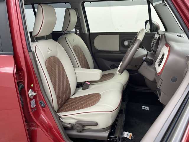 スズキ ラパン ショコラ X 栃木県 2015(平27)年 5万km フェニックスレッドパール SDナビ/　AM/FM/DVD/CD/BT/SD/USB/バックカメラ/アイドリングストップ/ETC/HIDヘッドライト/オートライト/電格ウィンカーミラー/ドアバイザー/純正フロアマット/純正ドアバイザー