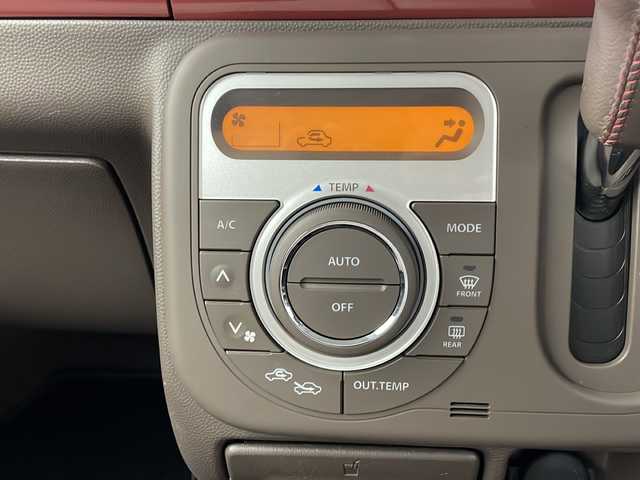 スズキ ラパン ショコラ X 栃木県 2015(平27)年 5万km フェニックスレッドパール SDナビ/　AM/FM/DVD/CD/BT/SD/USB/バックカメラ/アイドリングストップ/ETC/HIDヘッドライト/オートライト/電格ウィンカーミラー/ドアバイザー/純正フロアマット/純正ドアバイザー