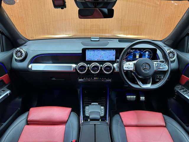 メルセデス・ベンツ Ｍ・ベンツ ＧＬＢ２００ｄ 4マチック AMGライン 千葉県 2023(令5)年 2.3万km コスモスブラック ＡＭＧレザーエクスクルーシブＰＫＧ　/アドバンスドＰＫＧ　/パノラマＳＲ　/赤黒シート　/ＨＵＤ　/ＡＣＣ　/ナビ　/ＴＶ　/３６０°カメラ　/アクティブパーキング　/電動リアゲート/シートＨ　/衝突軽減Ｂ　/１オーナー