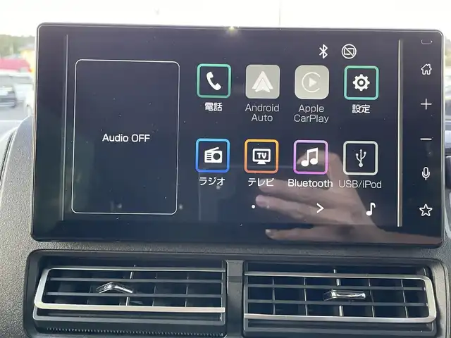 ダイハツ アトレー バン RS 岡山県 2025(令7)年 0.2万km ブラックマイカメタリック 純正9インチディスプレイオーディオ/Bluetooth、HDMI、AndroidAuto/Apple　Carplay フルセグTV/両側パワースライドドア/ETC/バックカメラ/純正アルミホイール/LEDライト/衝突軽減システム/ワンオーナー/スマートキー/４WD切り替え/スペアキー/プッシュスタート