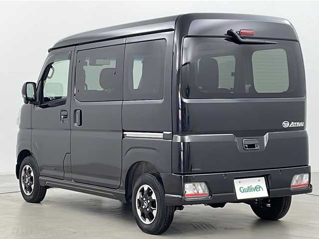 ダイハツ アトレー バン RS 道央・札幌 2025(令7)年 0.2万km ブラックマイカメタリック ・4WD/・寒冷地仕様/・純正9インチディスプレイオーディオ/Bluetooth、HDMI、AndroidAuto/Apple　Carplay フルセグTV/・両側パワースライドドア/・純正ビルトインETC/・バックカメラ/・スマートアシスト/・アダプティブクルーズコントロール/・LEDヘッドライト/・オートライト/・オートマチックハイビーム/・社外ドライブレコーダー