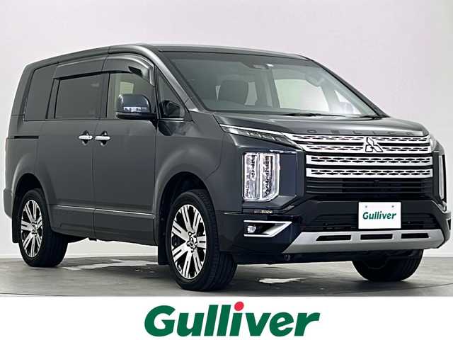 三菱 デリカＤ：５ P 大阪府 2022(令4)年 5.6万km グラファイトグレーメタリック/ブラックマイカ ワンオーナー/純正11インチALPINEナビ/・フルセグTV/・Bluetooth/・CD/DVD/・USB接続/オートステップ/全方位カメラ/パワーバックドア/レーダークルーズコントロール/FCMブレーキアシスト/誤発進抑制装置/両側パワースライドドア/前席シートヒーター/パドルシフト/保証書/取扱説明書/点検記録簿