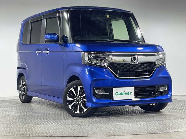 ホンダ Ｎ ＢＯＸ カスタム G L ホンダセンシング 神奈川県 2018(平30)年 5万km ブリリアントスポーティブルーメタリック2トーン ホンダセンシング/純正8型ナビ/・BT/フルセグTV/SD/CD/DVD/USB/バックカメラ/ビルトインETC/片側電動スライドドア/スマートキー/プッシュスタートボタン/ECON/ステアリングスイッチ/Autoライト/LEDヘッドライト/フォグランプ/電動格納ミラー/ウィンカーミラー/シートリフター/純正フロアマット/純正アルミホイール/純正ドアバイザー