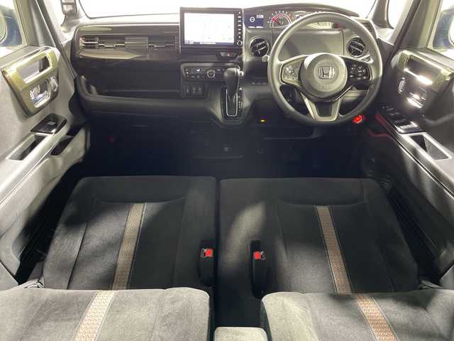 ホンダ Ｎ ＢＯＸ カスタム G L ホンダセンシング 神奈川県 2018(平30)年 5万km ブリリアントスポーティブルーメタリック2トーン ホンダセンシング/純正8型ナビ/・BT/フルセグTV/SD/CD/DVD/USB/バックカメラ/ビルトインETC/片側電動スライドドア/スマートキー/プッシュスタートボタン/ECON/ステアリングスイッチ/Autoライト/LEDヘッドライト/フォグランプ/電動格納ミラー/ウィンカーミラー/シートリフター/純正フロアマット/純正アルミホイール/純正ドアバイザー