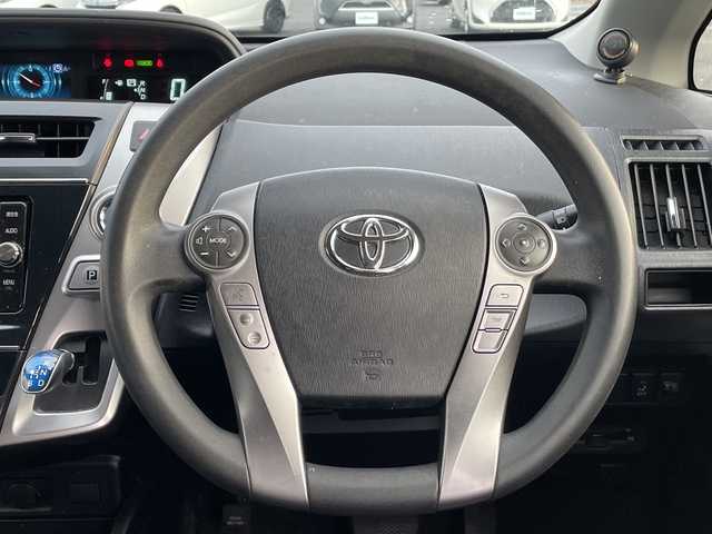 トヨタ プリウス α S 千葉県 2017(平29)年 12.1万km アティチュードブラックマイカ ナビＮＳＺＴ－Ｗ６６Ｔ　ＤＶＤ　ドラレコ　ＵＳＢ　フルセグTV　革調シートカバー　ビルトインETC　プッシュスタート　スマートキー　ステアリングスイッチ　外ツィーター　オートライト