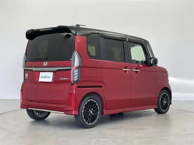 ホンダ Ｎ ＢＯＸ カスタム L ターボ 埼玉県 2022(令4)年 1.5万km 赤／黒 純正８インチナビ　バックカメラ　両側パワースライドドア　ＥＴＣ　シートヒーター　ドライブレコーダー　レーダークルーズコントロール　純正アルミ　スマートキー　オートライト　ＬＥＤライト　地デジＴＶ