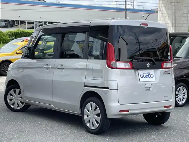 スズキ スペーシア X 愛知県 2015(平27)年 8.6万km シルキーシルバーメタリック (株)IDOMが運営する【じしゃロン豊川店】の自社ローン専用車両になります。こちらは現金またはオートローンご利用時の価格です。自社ローンご希望の方は別途その旨お申付け下さい/全周囲モニター/純正ナビＴＶ/Bluetooth　フルセグ/両側パワースライドドア/純正フロアマット/衝突被害軽減ブレーキ/レーンキープアシスト/電動格納ミラー/ETC/保証書/取扱説明書/スマートキー×2