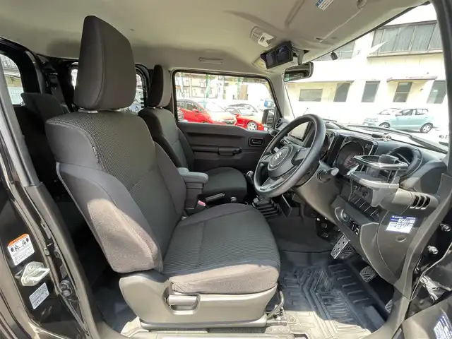 スズキ ジムニー XL 岡山県 2020(令2)年 4.3万km ブルーイッシュブラックパール3 登録時走行距離42300km/社外ナビ/（TV）/B+S車外カメラ/4WD/ダウンヒルアシストコントロール/背面タイヤ/D+Nシートヒーター/ビルトインETC/プッシュスタート/スマートキー/電動格納ミラー/純正１６インチアルミホイール/ハロゲンヘッドライト/W+SIDEエアバック/純正フロアマット/パワーステアリング/パワーウィンドウ