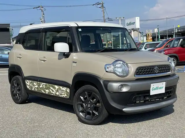 スズキ クロスビー HYBRID MX 石川県 2018(平30)年 6.4万km キャラバンアイボリーパールメタリック/ホワイト 2トーンルーフ 純正メモリーナビ/純正CD/DVD再生/フルセグTV/ETC/シートヒーター/純正アルミホイール/スマートキー/プッシュスタート/電動ミラー/保証書