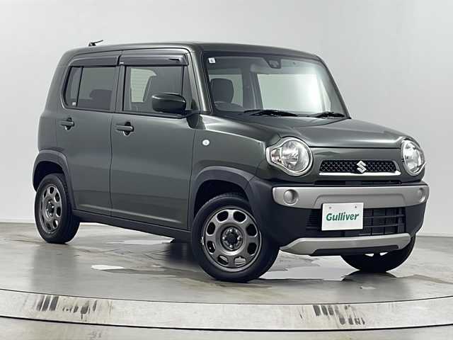 スズキ ハスラー G 埼玉県 2017(平29)年 1.8万km クールカーキPM 社外ナビ　MDV-D404BT/(Bluetooth/CD/DVD/USB/AM/FM)/地デジワンセグ/バックカメラ/ETC/運転席・助手席シートヒーター/衝突軽減ブレーキ/アイドリングストップ/プッシュスタート/シガーソケット/ダブルエアバッグ/純正ドアバイザー/社外フロアマット