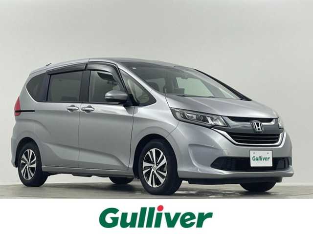 ホンダ フリード＋ G ホンダセンシング 埼玉県 2016(平28)年 12.2万km ルナシルバーM 純正ナビ 両側電動スライドドア バックカメラ LEDヘッドライト ETC　前後ドライブレコーダー　追従走行　寒冷地仕様　フルフラット　ウォークスルー　ハーフレザーシート　フルセグ　衝突被害軽減