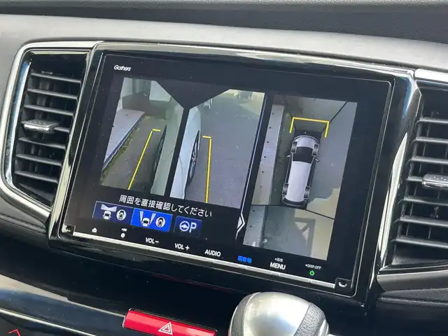 ホンダ オデッセイ アブソルート・EXホンダセンジング 静岡県 2019(平31)年 8万km プラチナホワイトパール 純正9インチナビ/フルセグTV/ETC2.0/全周囲モニター/フリップダウンモニター/ハーフレザーシート/パワーシート/シートヒーターD＋N/LEDヘッドライト/ホンダセンシング/デュアルエアコン/本革巻きステアリング/純正17AW