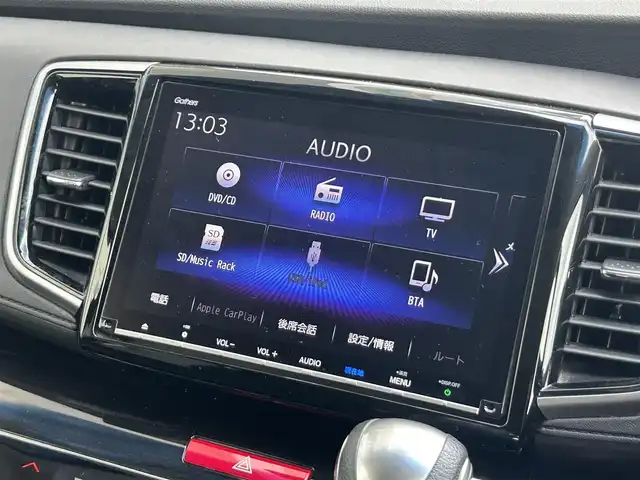 ホンダ オデッセイ アブソルート・EXホンダセンジング 静岡県 2019(平31)年 8万km プラチナホワイトパール 純正9インチナビ/フルセグTV/ETC2.0/全周囲モニター/フリップダウンモニター/ハーフレザーシート/パワーシート/シートヒーターD＋N/LEDヘッドライト/ホンダセンシング/デュアルエアコン/本革巻きステアリング/純正17AW