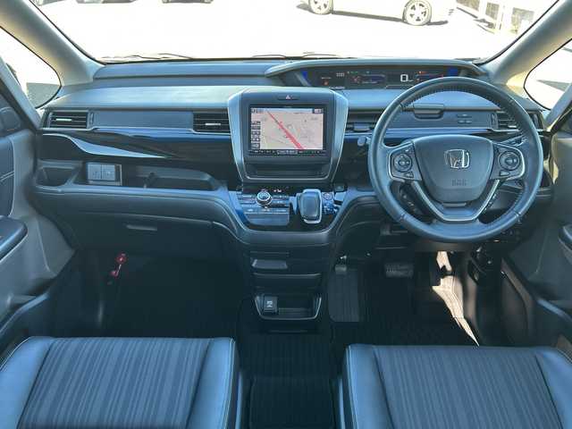 ホンダ フリード ハイブリット G ホンダセンシング 茨城県 2019(平31)年 6.7万km プレミアムスパークルブラックパール ALPINEナビ/後席フリップダウンモニター/(地デジTV・CD・DVD・BT・ラジオ再生)/両側パワースライドドア/レーダークルーズコントロール/レーンアシスト/衝突軽減ブレーキ/コーナーセンサー/ハーフレザーシート/バックカメラ/ETC/純正15inアルミホイール/純正フロアマット/スマートキー/取扱説明書/保証書