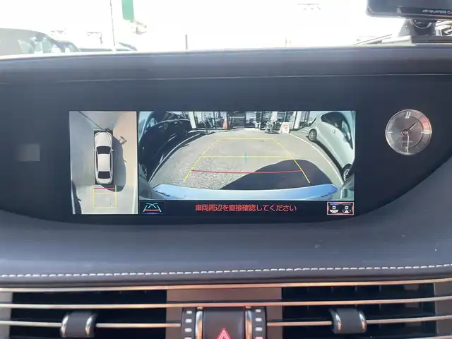 レクサス ＬＳ 500h 長崎県 2019(令1)年 4.1万km ソニックシルバー 純正メーカーナビ/CD/DVD/BT/USB/フルセグTV/全方位カメラ/黒本革シート/前席パワーシート/前席メモリーシート/前席シートヒーター/前席エアーシート/衝突軽減システム/レーダークルーズコントロール/ドライブレコーダー/LEDヘッドライト/オートマチックハイビーム/ビルトインETC