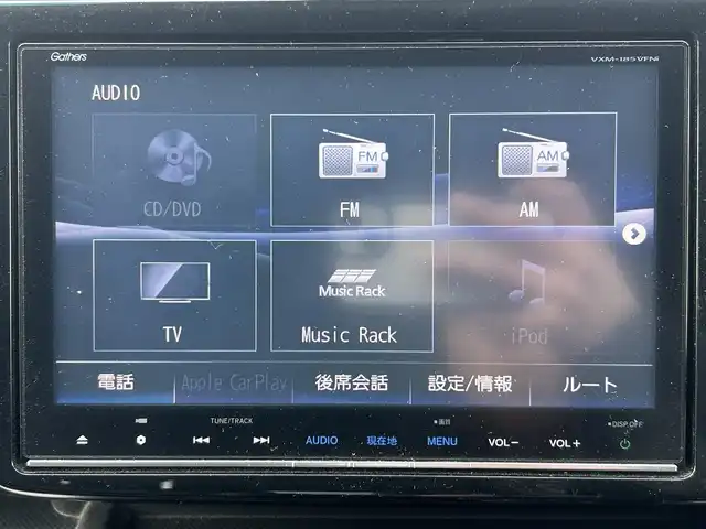 ホンダ ステップワゴン スパーダ ハイブリッド G EX ホンダセンシング 島根県 2017(平29)年 15.7万km 黒 登録時走行距離157745km/純正9インチナビ（BT/TV/CD/DVD/FM/AM）/クルーズコントロール/ドライブレコーダー（前のみ）/両側パワースライドドア/前席シートヒーター/コーナーセンサー（前後）/純正アルミホイール/純正フロアマット/LEDヘッドライト/プッシュスタート/衝突軽減装置/横滑り防止装置