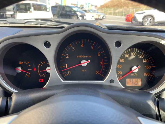 日産 フェアレディ Ｚ 福島県 2003(平15)年 9.6万km スーパーブラック ６ＭＴ　メーカーナビ　純正アルミホイール　ＨＩＤヘッドライト　純正フロアマット　ＥＴＣ　修復歴無　保証書　取扱説明書　スペアキー