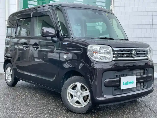 スズキ スペーシア HYBRID G 新潟県 2022(令4)年 2.6万km アーバンブラウンパールメタリック ワンオーナー/社外ホイールスタッドレスタイヤ装着/ドアバイザー/プッシュスタート/コーナーーセンサー/ETC/Bluetooth/バックカメラ