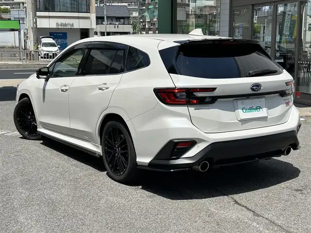 スバル レヴォーグ 1．8STIスポーツ EX 愛知県 2023(令5)年 2.7万km クリスタルホワイトP ワンオーナー/純メーカー11.6インチナビテレビ/フルセグテレビ/サンルーフ/黒赤コンビレザーシート/デジタルインナーミラー/STiアンダースポイラー/ドライブレコーダー/バックサイドカメラ/パワーバックドア/純18インチAW/レーダークルースコントロール/新車保証書.取説/スペアキー