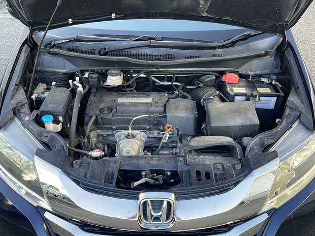 ホンダ オデッセイ アブソルート 福井県 2014(平26)年 10.8万km プレミアムヴィーナスブラックP ワンオーナー /あんしんパッケージ/コンフォートビューパッケージ/シティブレーキアクティブシステム/純正ナビゲーション/（CD/DVD/BT）/フルセグテレビ /バックカメラ/純正フリップダウンモニター/LEDヘッドライト/フォグランプ/クルーズコントロール/パドルシフト/両側電動スライドドア/純正17インチアルミホイール/２列目プレミアムクレイドルシート/オットマン/ハーフレザーシート/USBポート/ステアリングリモコン/ETC(ビルトイン)/プッシュスタート/スマートキー/アイドリングストップ/保証書/取扱説明書