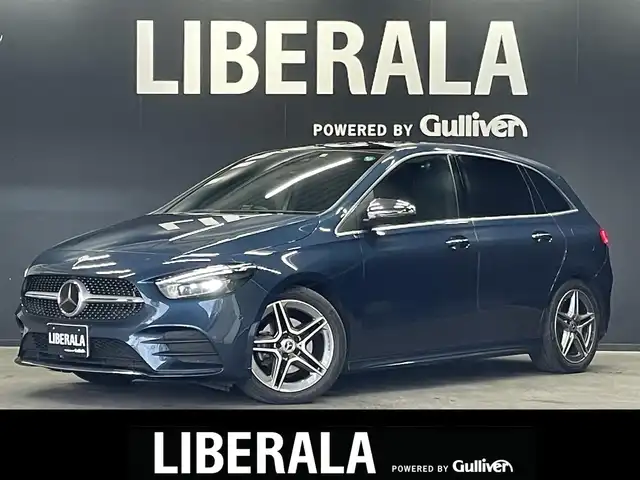 メルセデス・ベンツ Ｂ１８０ AMGライン 群馬県 2022(令4)年 2.3万km 青 アドバンスドパッケージ/アンビエントライト/純正HDDナビ/18インチAW/フルセグTV/スマートキー/パワーシート/シートヒーター/ハーフレザーシート/電動リヤゲート/レーダーセーフティパッケージ